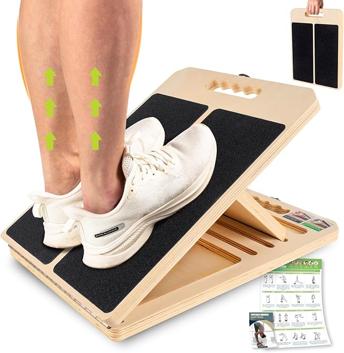 Professional Slant Board, Adjustable Incline Board and Calf Stretcher, Slant Board for Calf Stretching, Calf Stretch Board