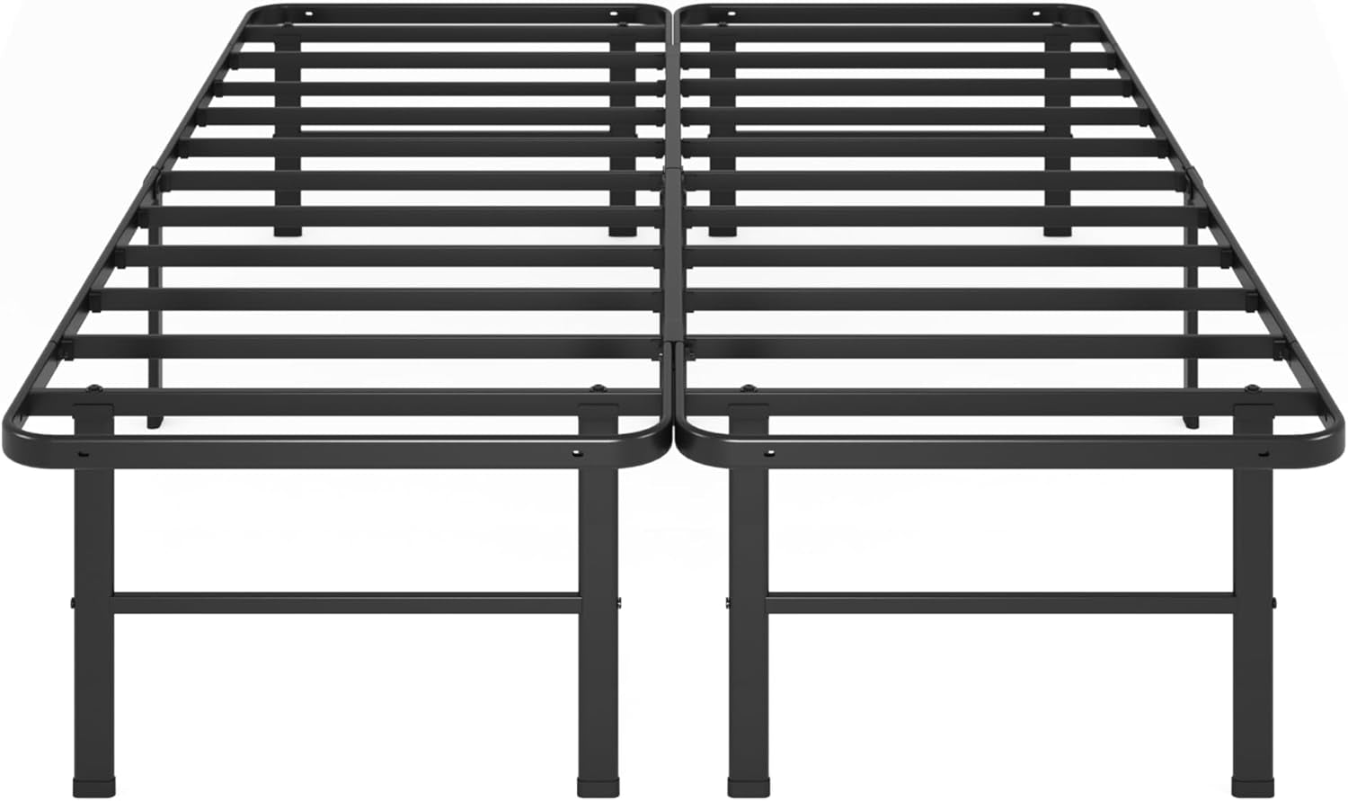 Rumi 14In Quick Assembly Smartbase Mattress Foundation, Sturdy Metal Bed Frame, No Box Spring Needed, Eco Friendly Packaging, Queen